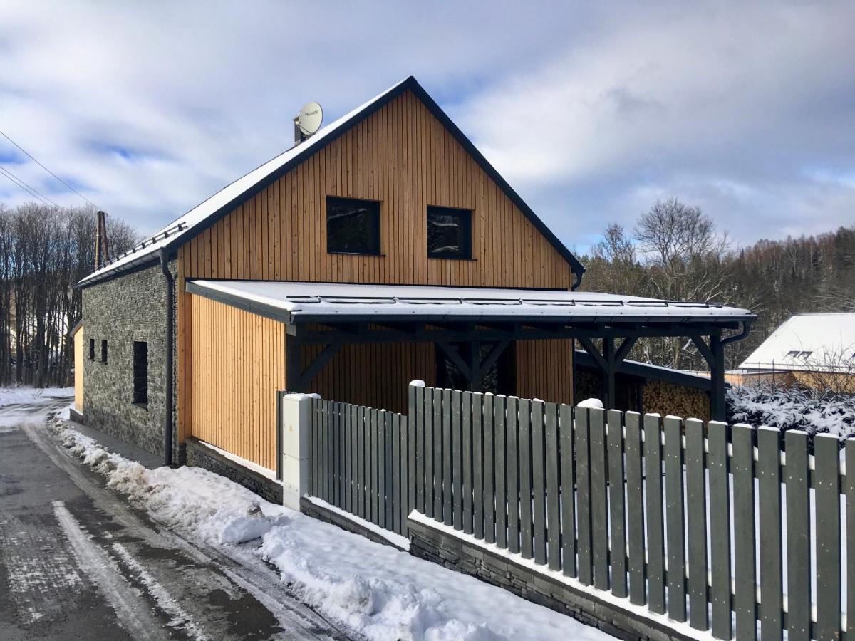 Villa Chata Pod Vlekem Český Jiřetín Exterior foto